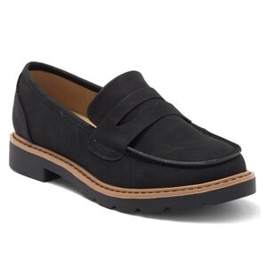 Taryn Rose Black & Tan Designer Comfort Penny Loafers | Women’s